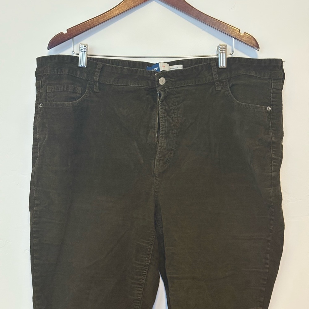 Dark Green Corduroy Pants